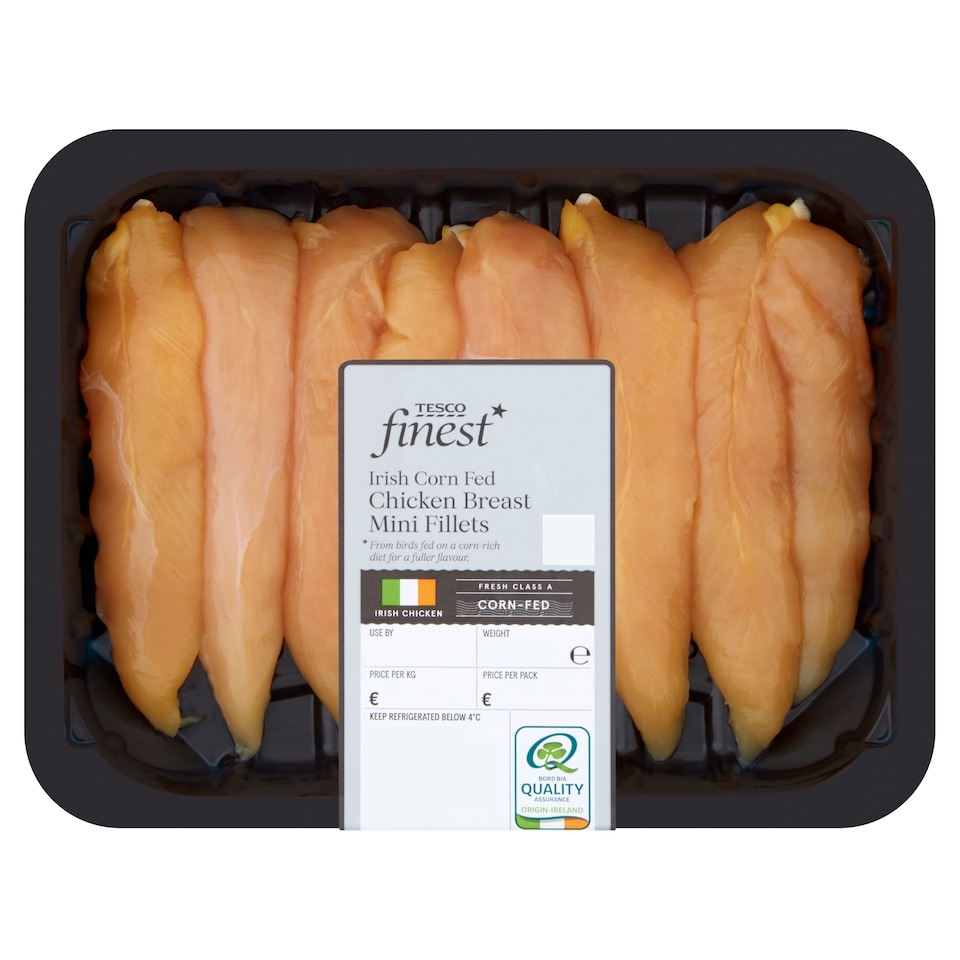 Tesco Finest Irish Cornfed Chicken Breast Mini Fillets 300G
