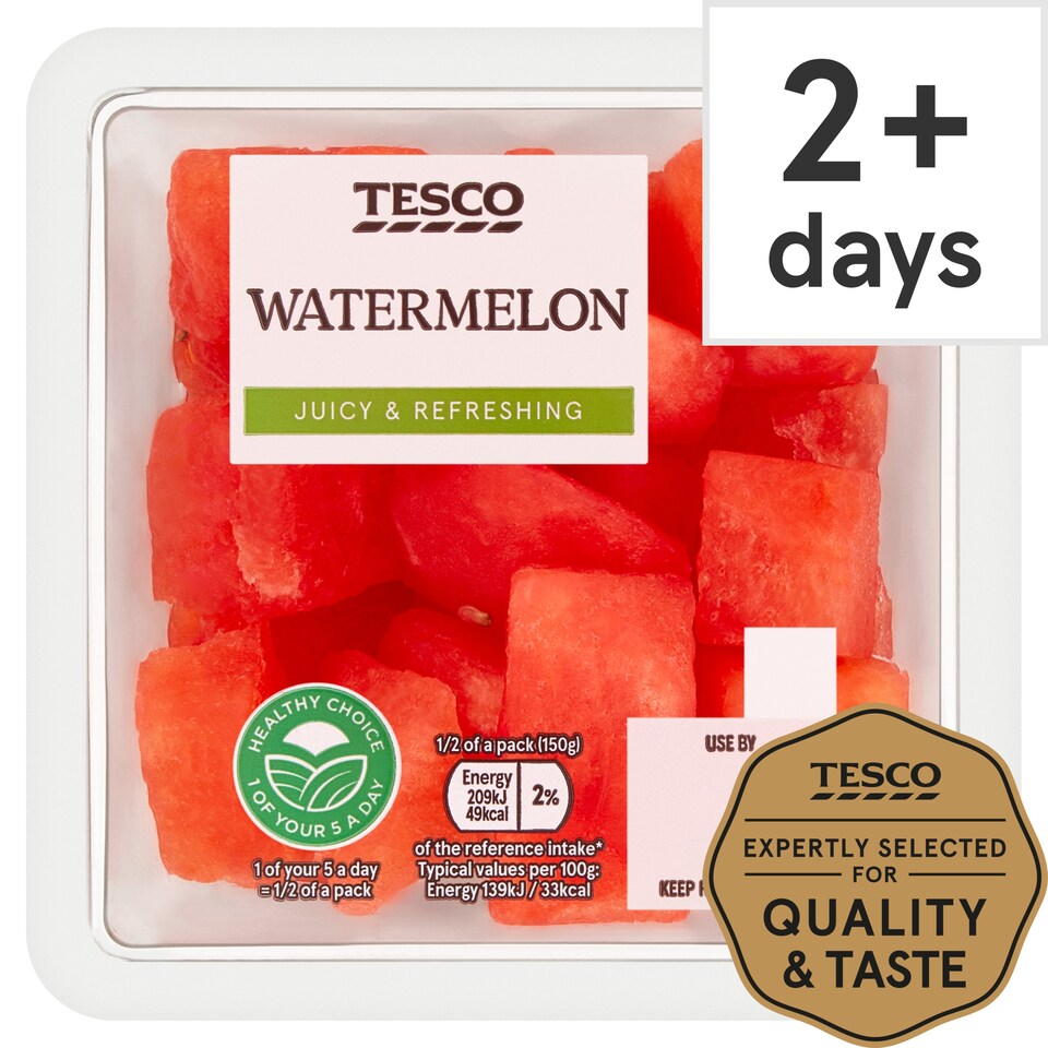 image 1 of Tesco Watermelon Chunks 300G