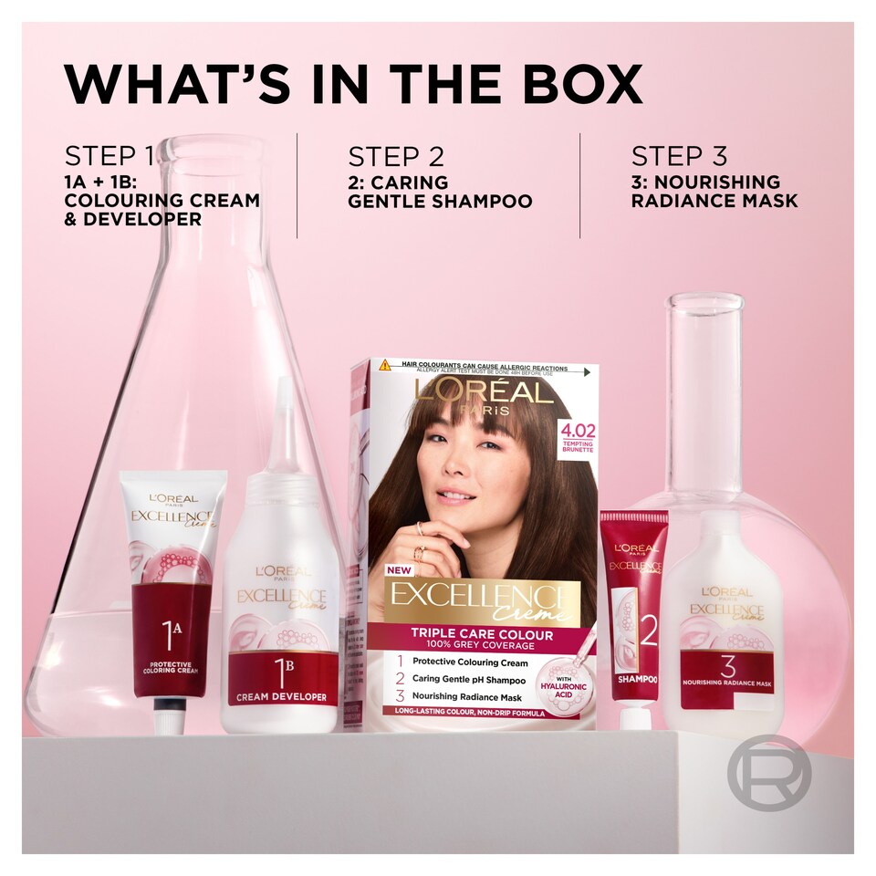 image 1 of L'oreal Paris Excel Permanent Hair Dye 4.02 Brunette