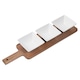 image 2 of F&F Home Acacia 3 Bowl Serving Paddle