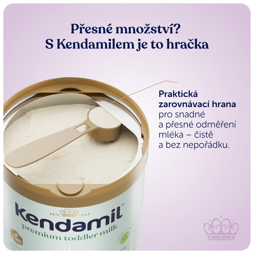 image 1 of Kendamil Premium 3 HMO+ Milk-Based Drink Powder for Young Children 12-24 Months 800 g