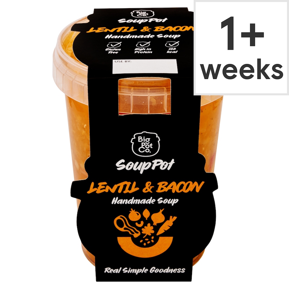Big Pot Co Lentil & Bacon Soup 500G