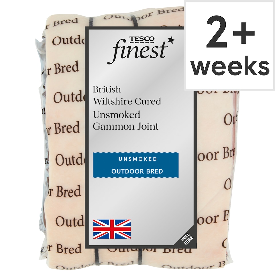 Tesco Finest Unsmoked Wiltshire Cured Crackling Gammon Joint