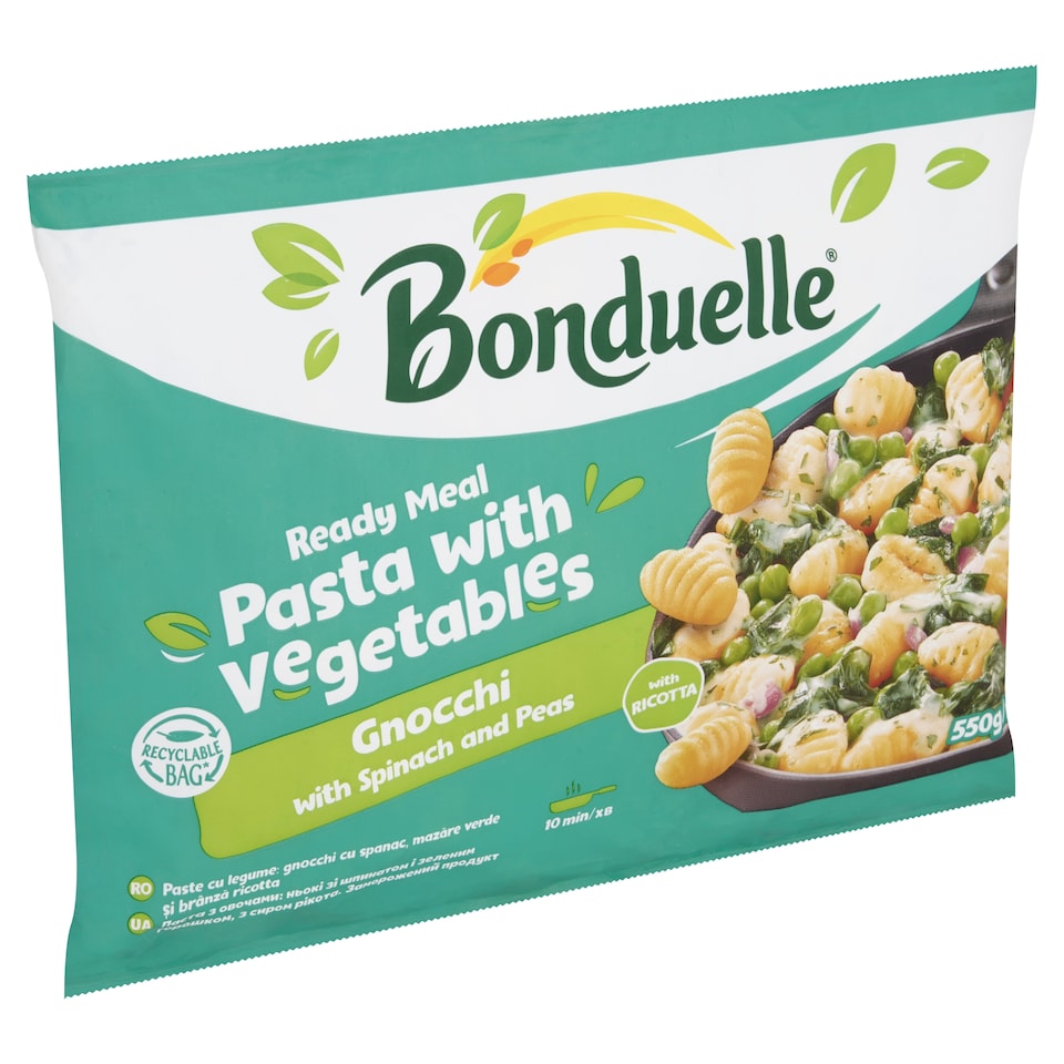 image 1 of Bonduelle Gnocchi with Spinach and Peas 550 g