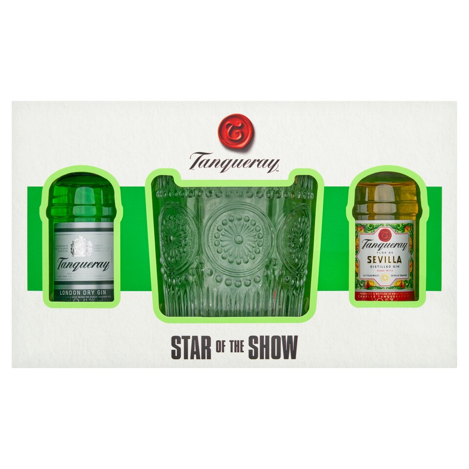 Tanqueray Duo Gin & Glass Gift Set 2 x 5cl