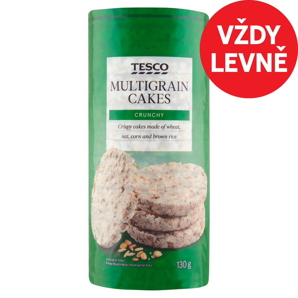 Tesco Vícezrnné chlebíčky 130g
