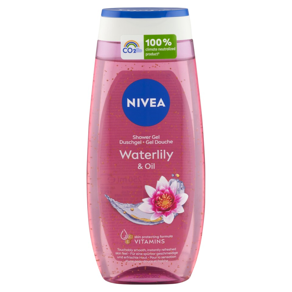 NIVEA Waterlily & Oil frissítő hatású tusfürdő 250 ml  1. kép