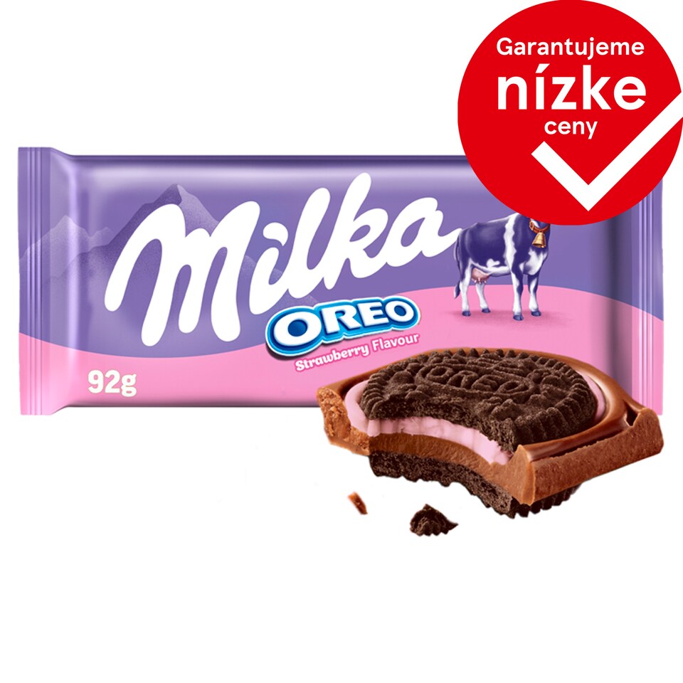 Milka Oreo Strawberry 92 g