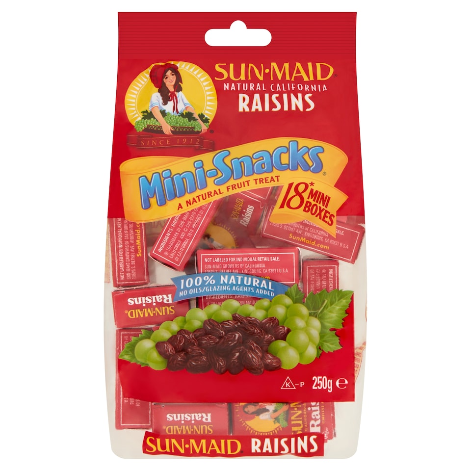 Sunmaid Raisin Snacks 250G