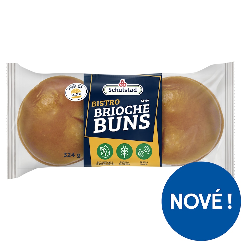 Schulstad Bistro Brioche Style Buns 4 x 81g (324g)