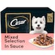 image 1 of Cesar Deliciously Fresh Wet Dog Food Pouches in Sauce 12x100g