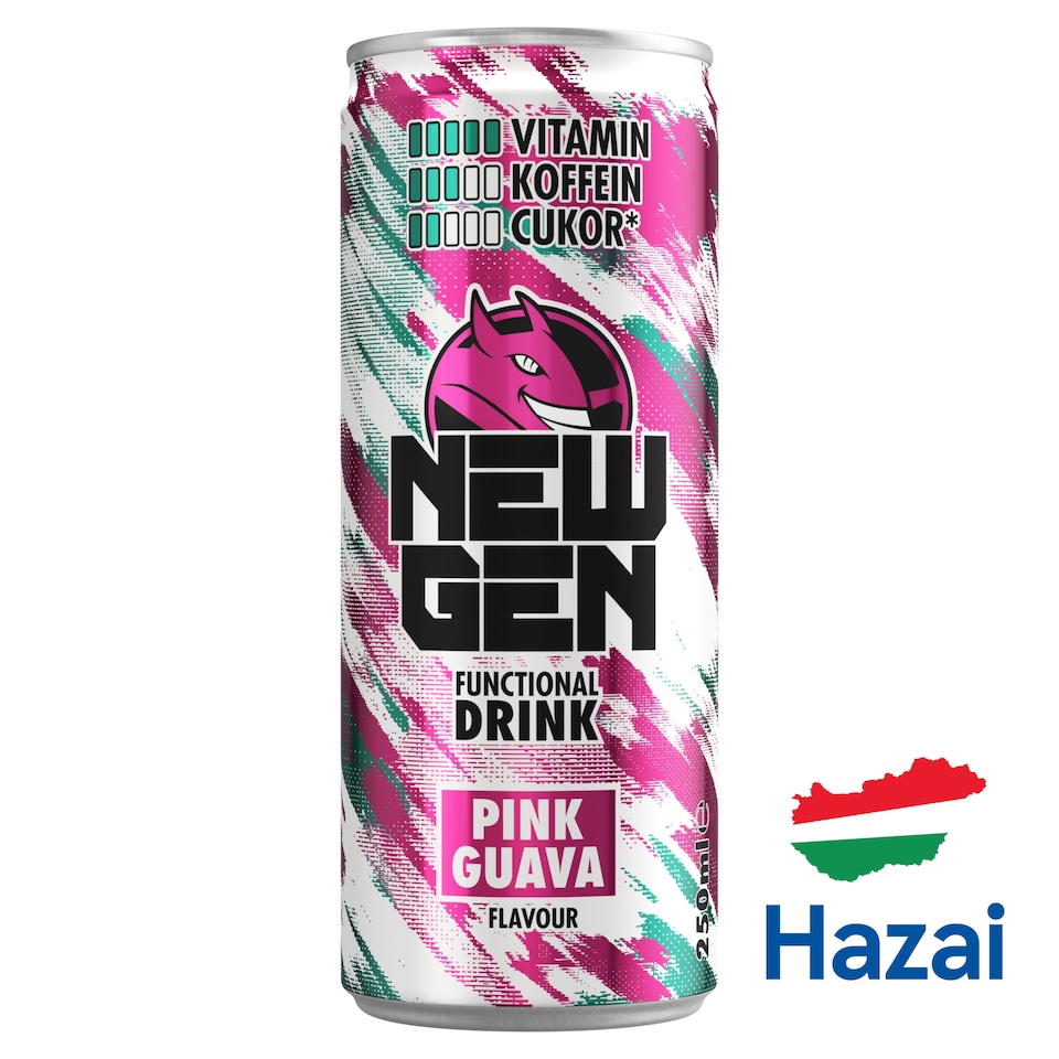 image 1 of New Gen Pink Guava Flavour Functional Drink 250 ml