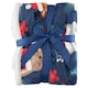 image 1 of Microflannel & Sherpa Blanket Blue 130 x 170 cm