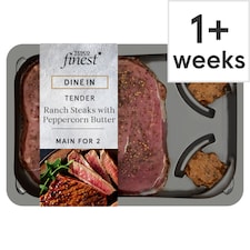 Tesco Finest Dine In Ranch Steaks with Peppercorn Melt 303g