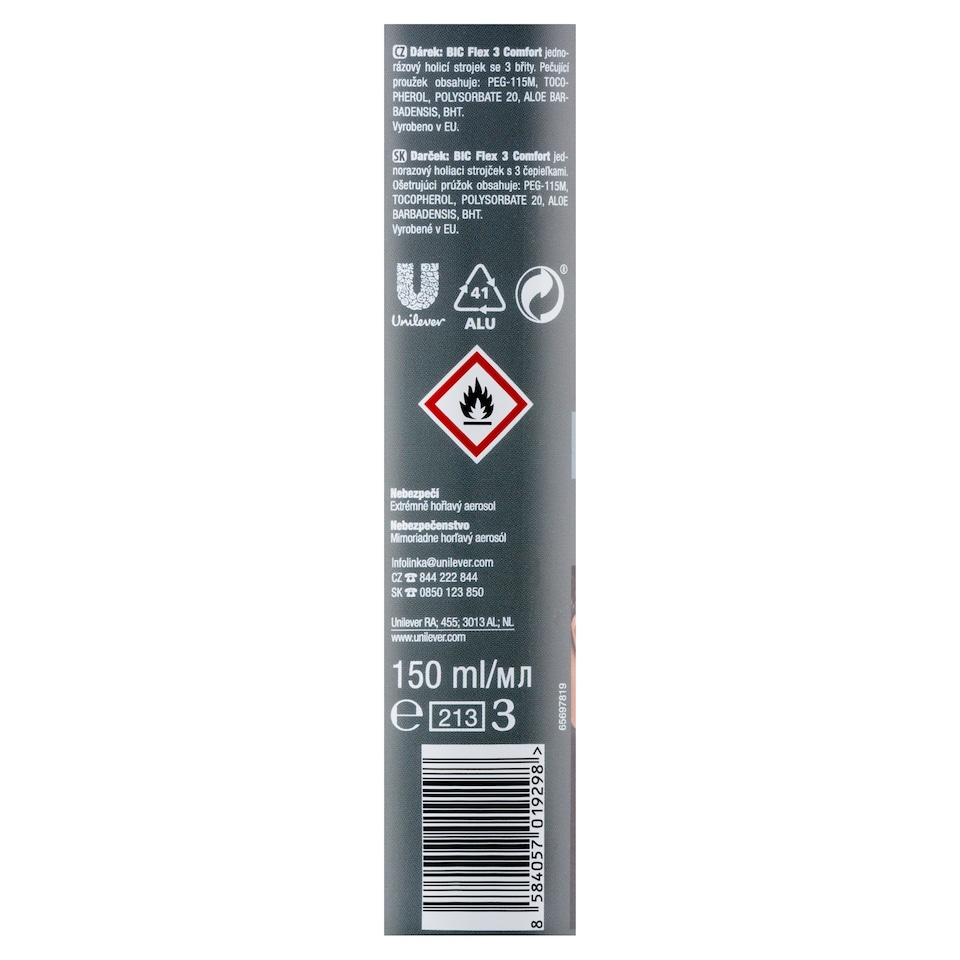 obrázok 1 z Deodorant Dove Men+Care Clean Comfort 150 ml so žiletkou