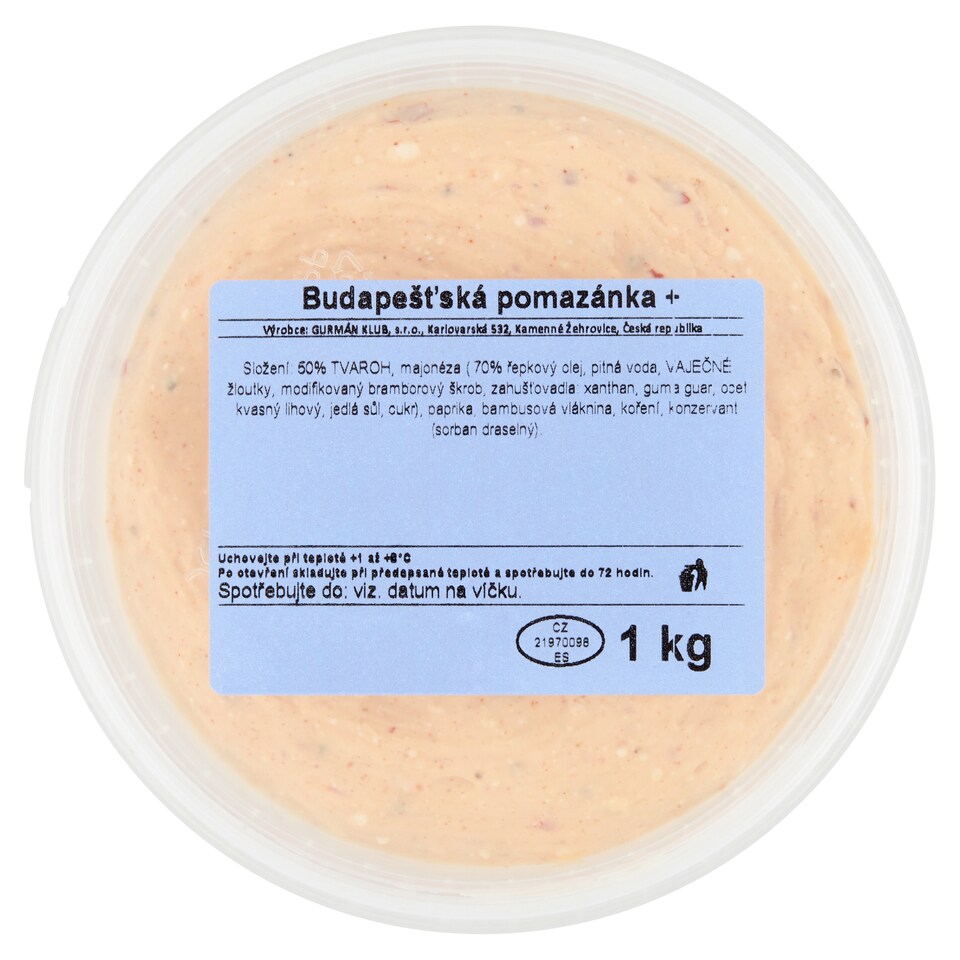 Obrázek 1 pro produkt Budapešťská pomazánka