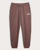 image 4 of F&F Active Cotton Rich Slogan Drawstring Joggers in Brown