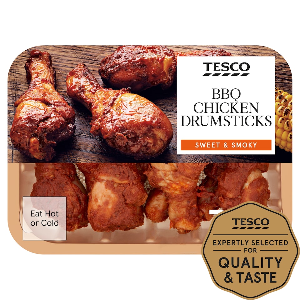 Tesco Bbq Roast Chicken Drumsticks 750G