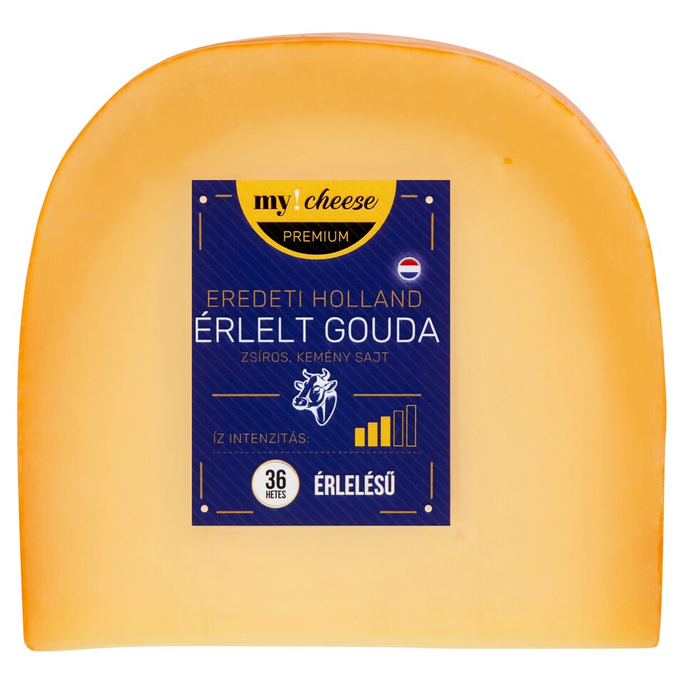 My cheese Premium eredeti holland érlelt gouda zsíros, kemény sajt 200 g
