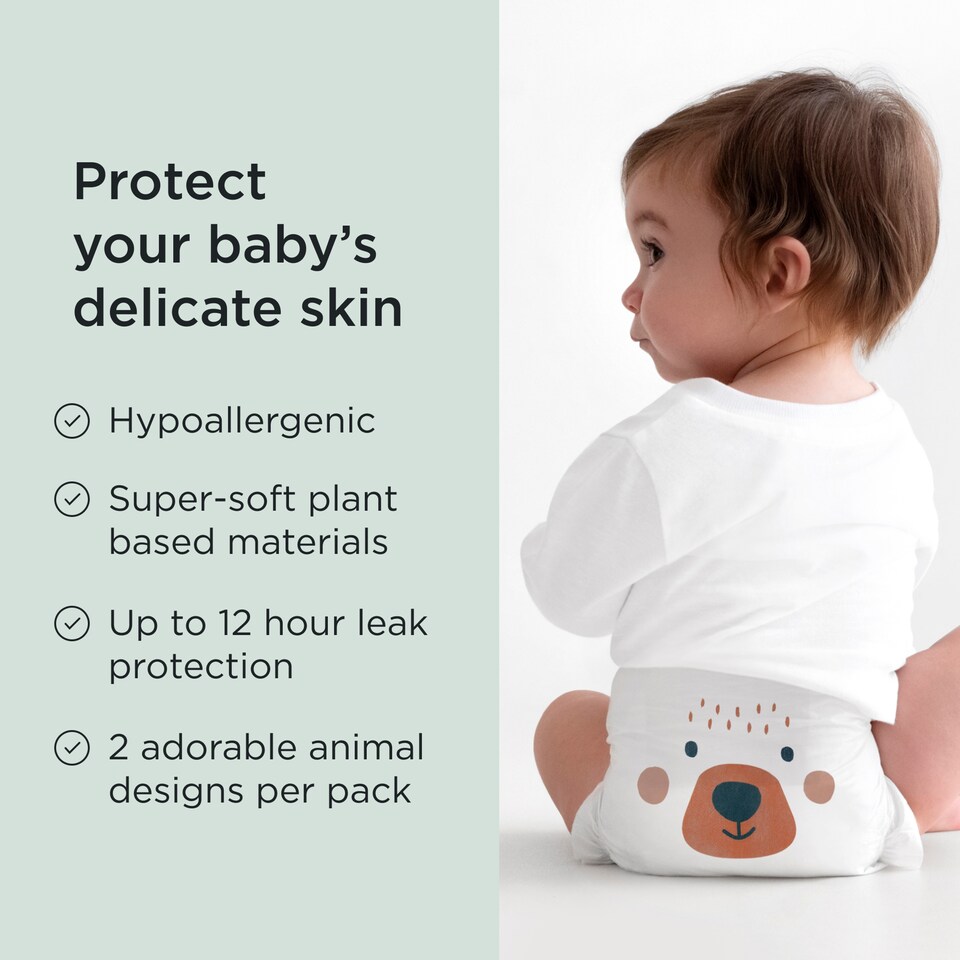 image 1 of Kit & Kin Nappies Size3 Tiger 34Pk 7-11Kg 16-25Lbs