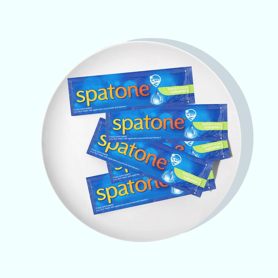 image 1 of Spatone Liquid Iron Supplement with Vitamin C - Apple Sachets 28s