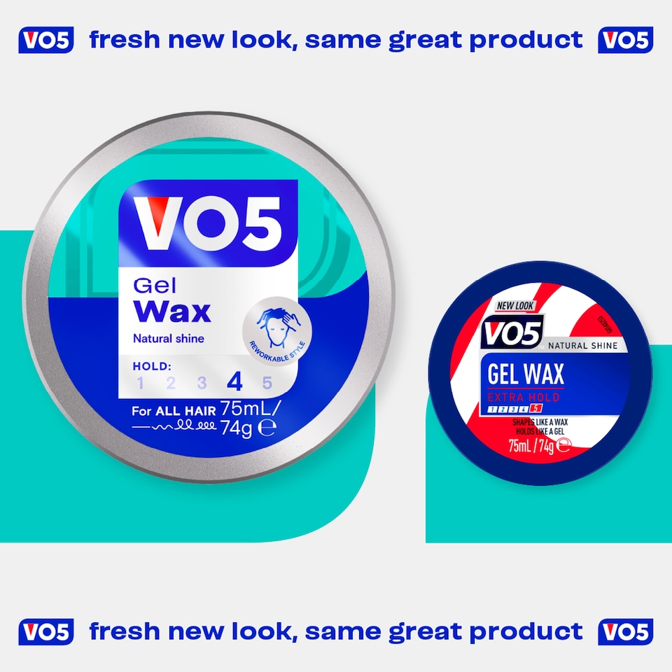 image 1 of Vo5 Extreme Style Hair Gel Wax75ml