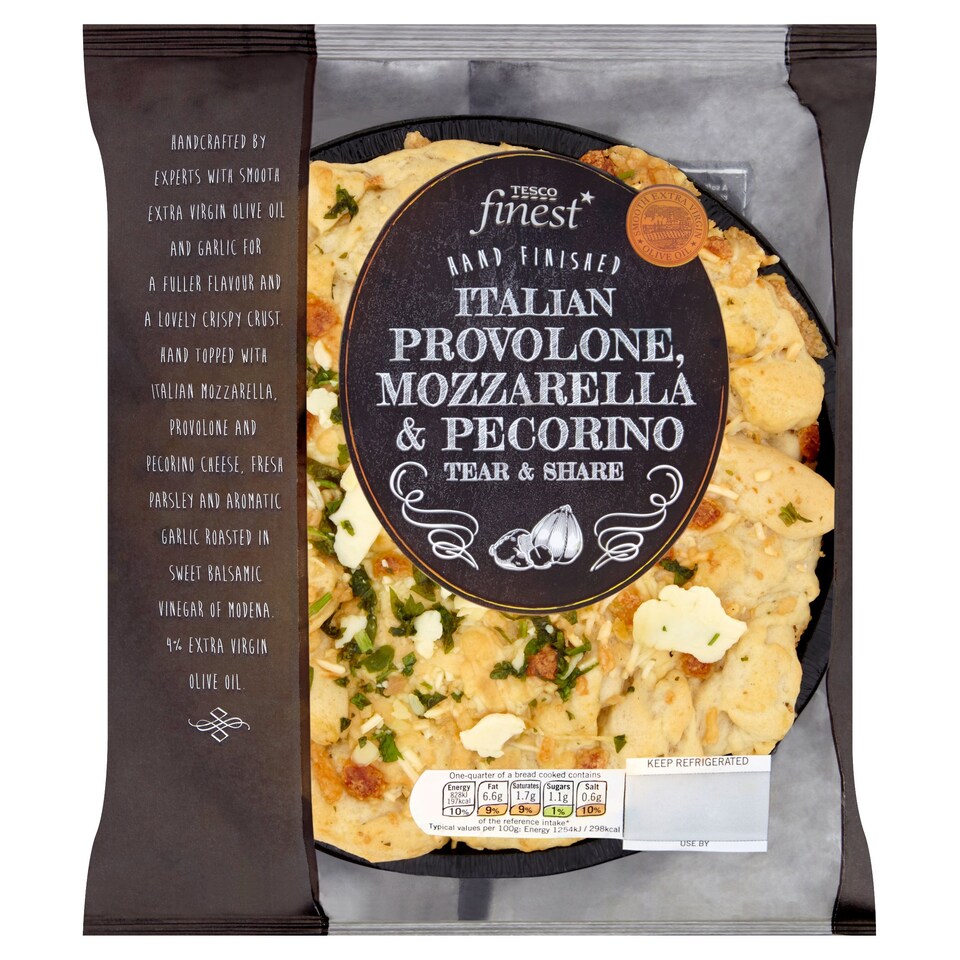 Tesco Finest* Provolone,Pecorino And Mozzarella Tear &Share 275G