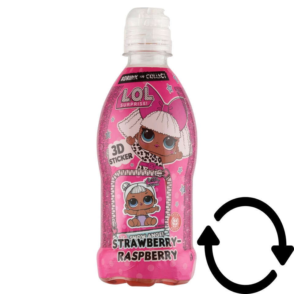 L.O.L. Surprise! Vitamizu szénsavmentes epres-málnás ital gyerekeknek vitaminokkal 350 ml