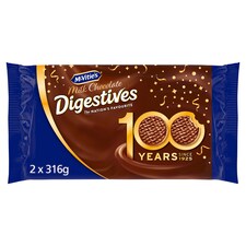 Mcvitie's Milk Chocolate Digestive Twin Pack 2X316g