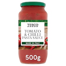 Tesco Tomato & Chilli Pasta Sauce 500G