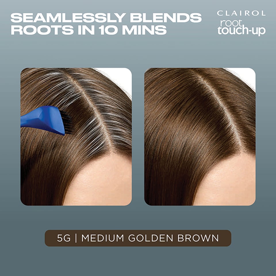 image 1 of Clairol Root Touch-Up Colourblend Hair Dye - Medium Golden Brown 5G