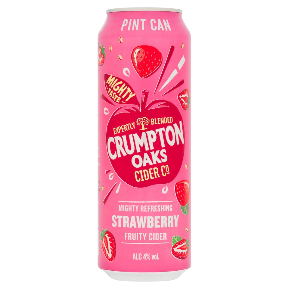 Crumpton Oaks Strawberry Fruity Cider 568ml