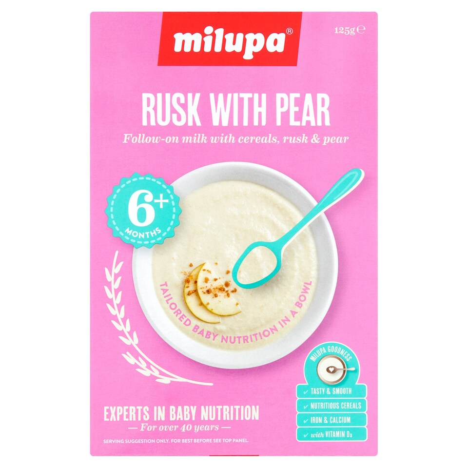 Milupa Rusk With Pear 125G