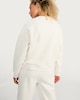 image 4 of F&F Active NYC Studio Slogan Sweatshirt in Cream