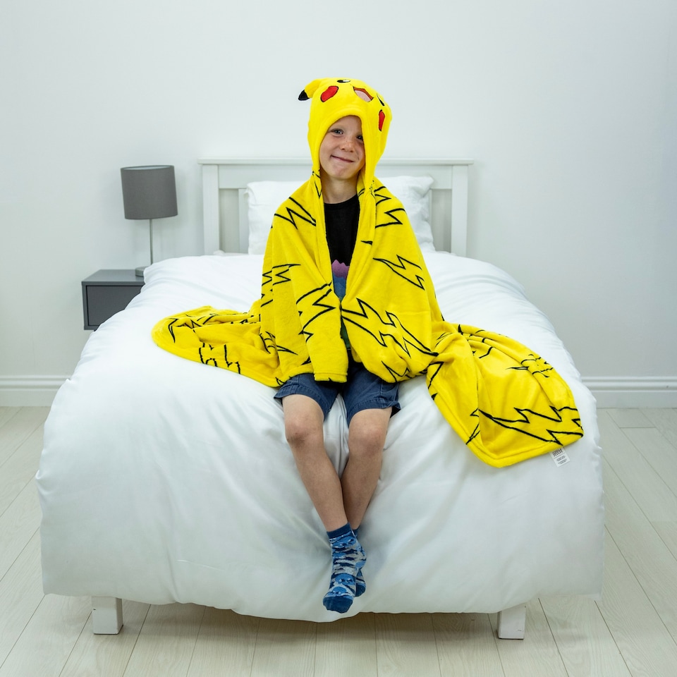 image 1 of Pokémon Pikachu Hooded Throw