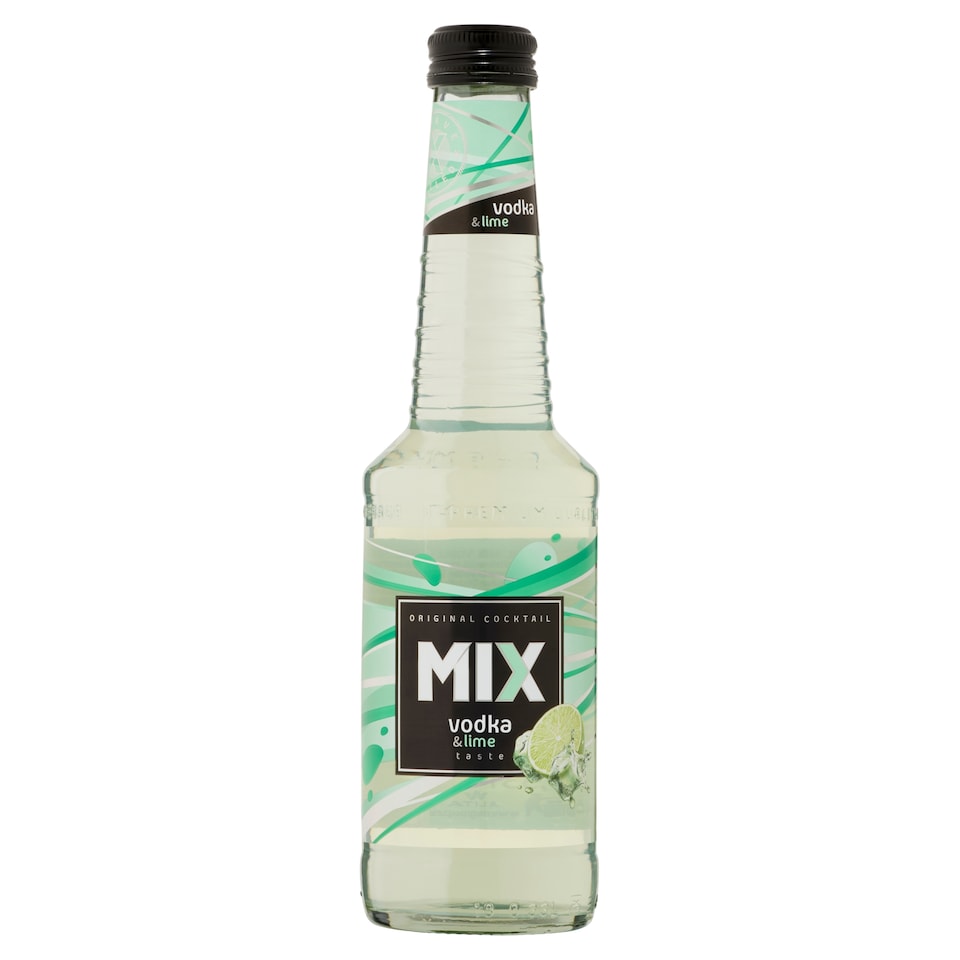 image 1 of Mix Carbonated Alcoholic Cocktail Mix with Vodka & Lime Flavour 4% 0,33 l