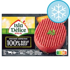 Isla Delice Halal 100% Beef Chopped Steak 800g