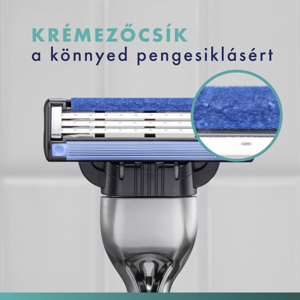Gillette Mach3 Férfi Borotva, 1 db Gillette 3 Pengés Borotva, Gillette Borotvabetétek 1. kép