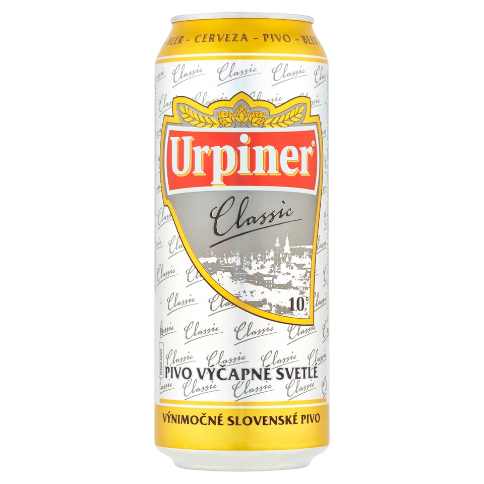 Urpiner Classic 10° Draught Pale Beer 500 ml