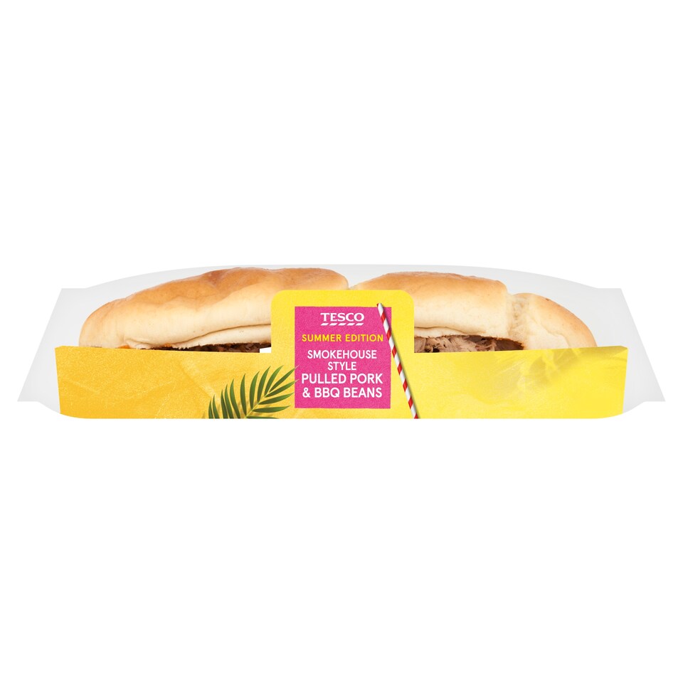 Tesco Smokehouse Style Pulled Pork & BBQ Beans Sub