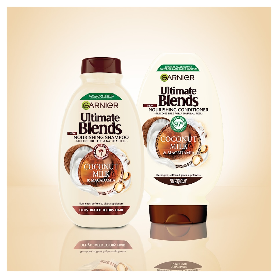 image 1 of Garnier Ult/B Coconut Milk And Macadamia Conditioner 400Ml