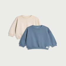 F&F Boys 2-Pack Cotton Rich Sweatshirts in Multi