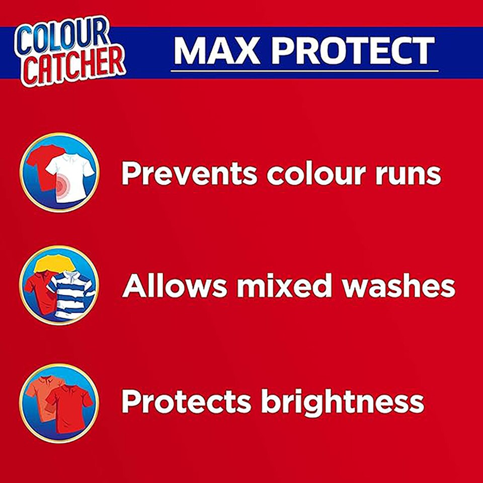 image 1 of DYLON Colour Catcher Max Protect 24 Laundry Sheets