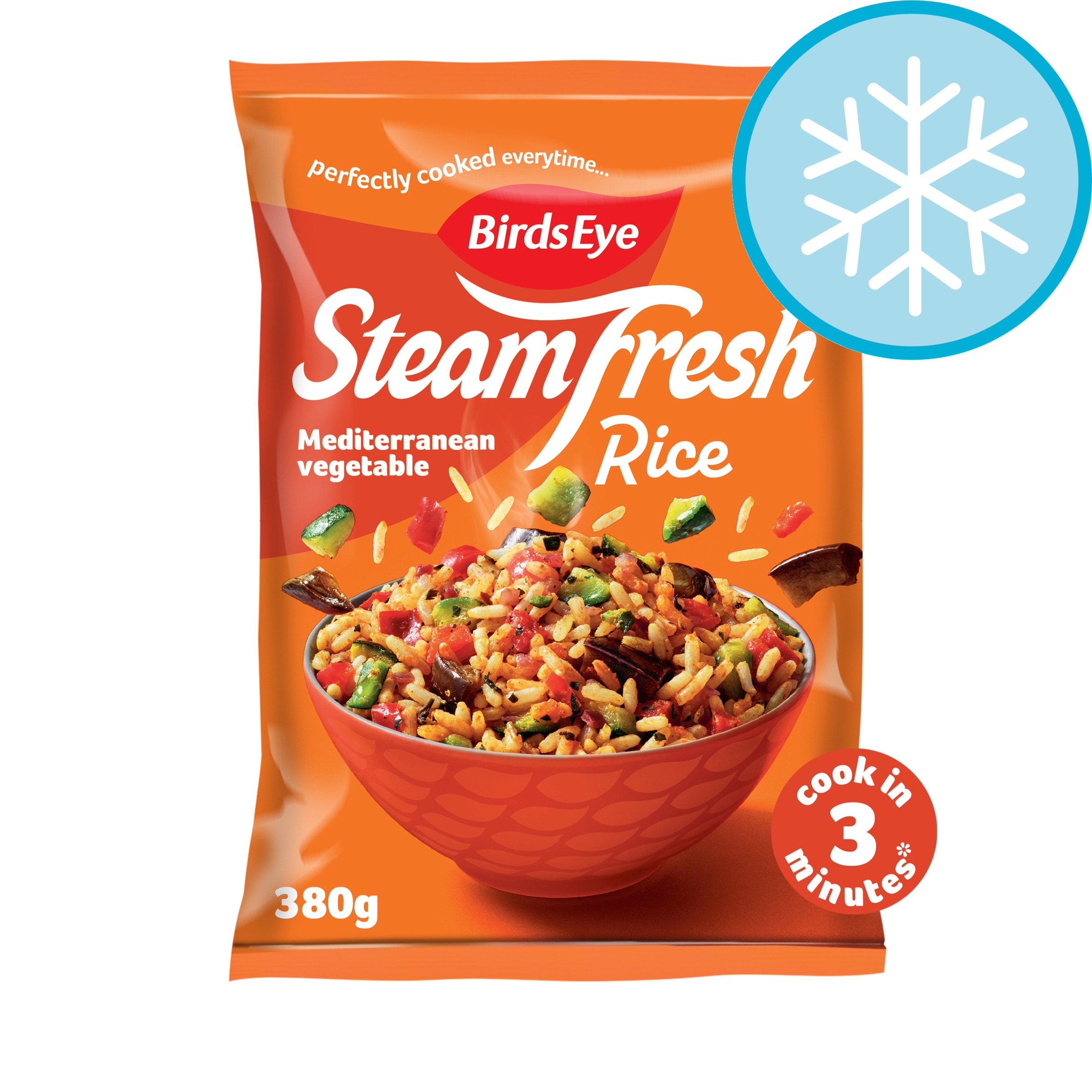 Birds Eye Steamfresh 2 Mediterranean Rice Steam Bags 380g