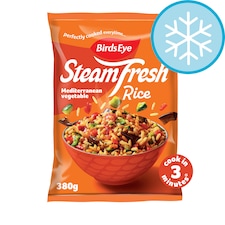 Birds Eye Steamfresh 2 Mediterranean Rice Steam Bags 380g
