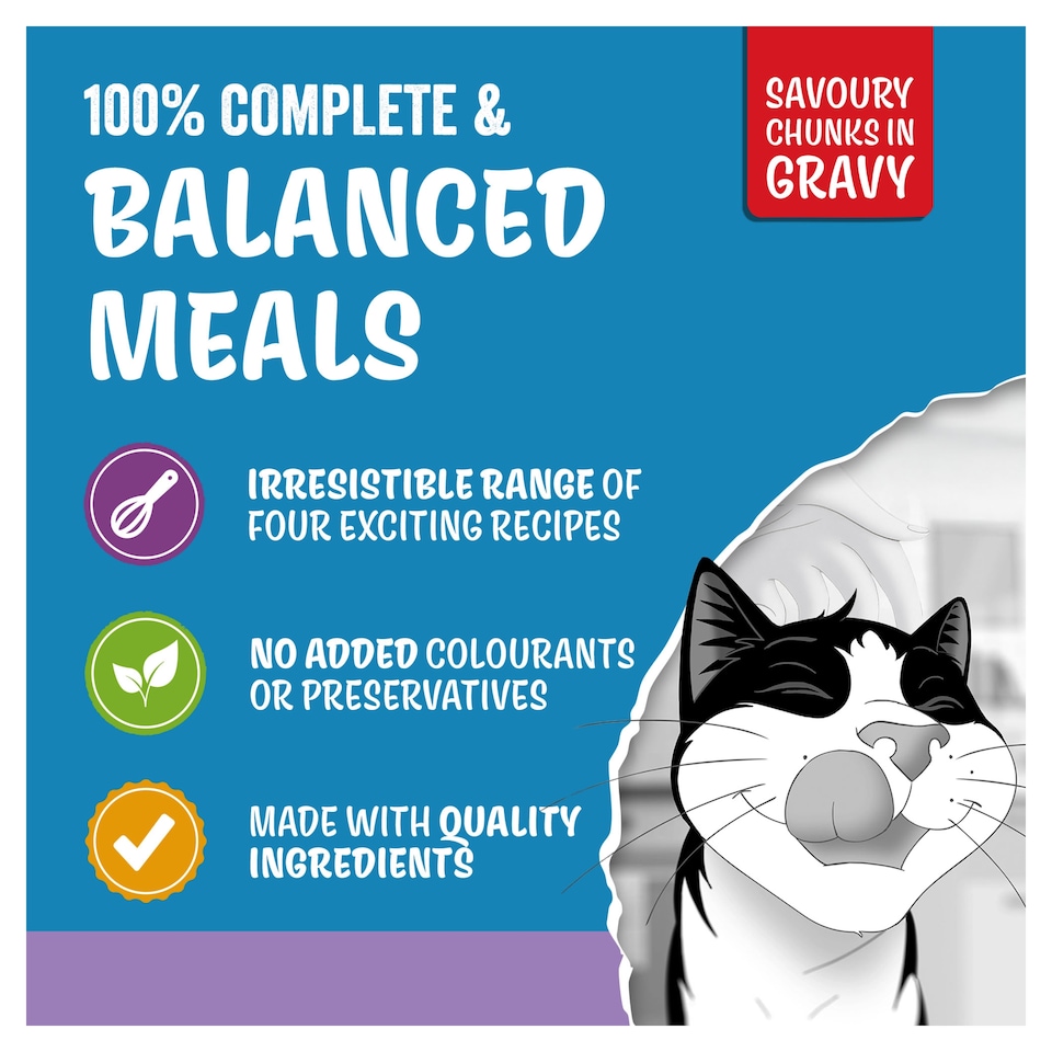image 1 of FELIX ORIGINAL Mixed Selection in Gravy Wet Cat Food 12x85g