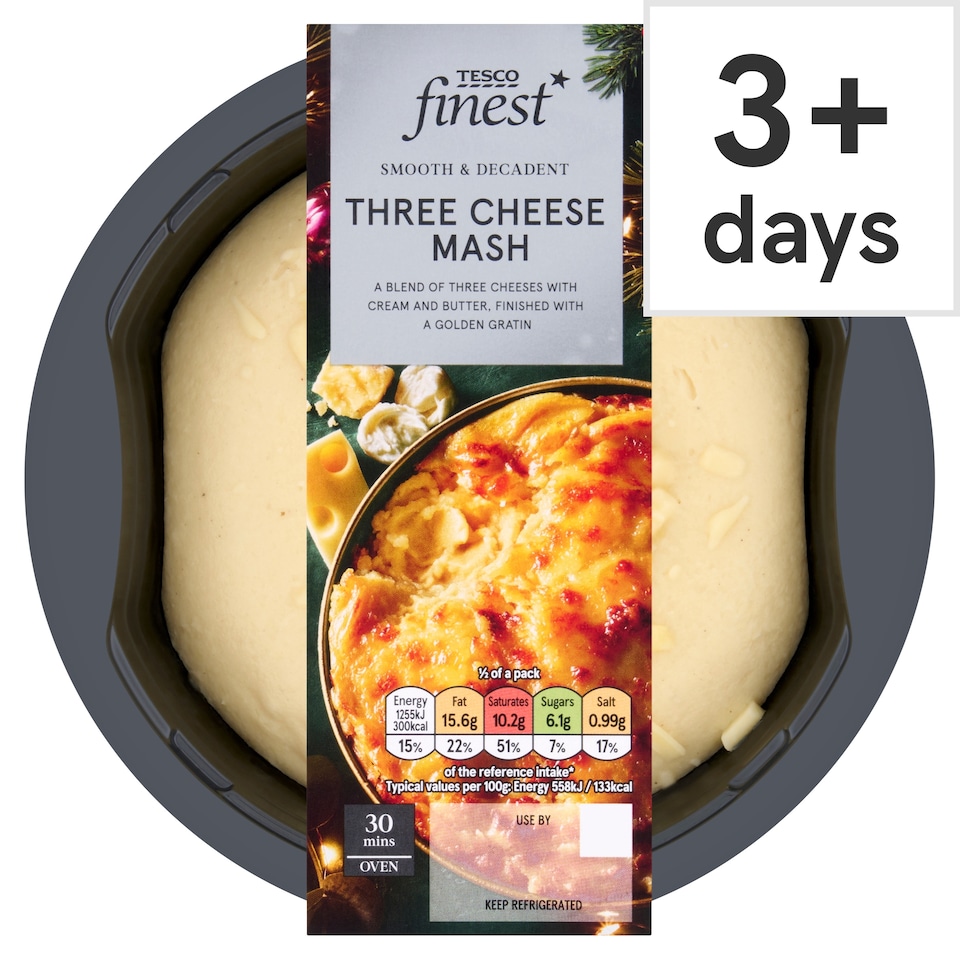 Tesco Finest Three Cheese Mash 450g