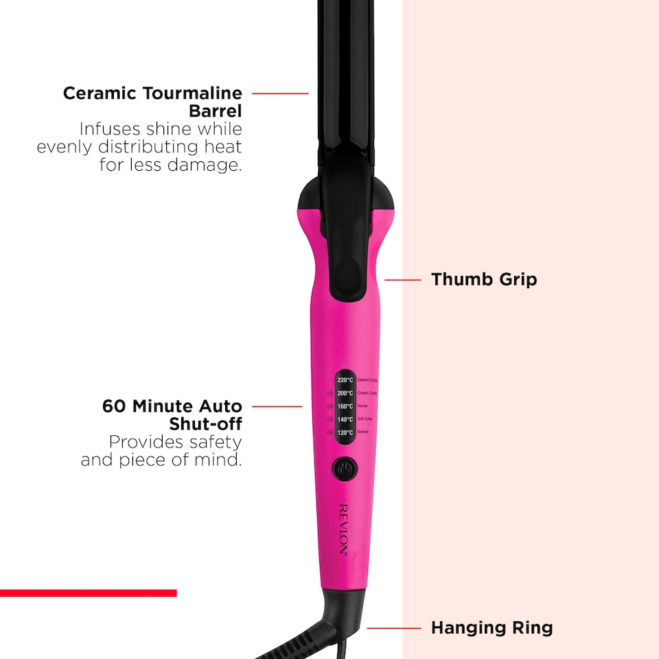 image 1 of Revlon Easy Heat Precision Ceramic Curler 25mm
