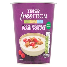 Tesco Plant Chef Soya Alternative To Plain Yogurt 500G