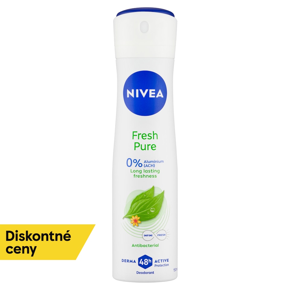 obrázok 1 z Nivea Fresh Pure Sprej dezodorant 150 ml